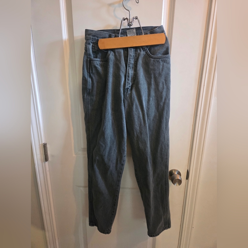 Bill Blass Womens High Waisted Vtg Wash Jeans 6 P - Picture 2 of 5